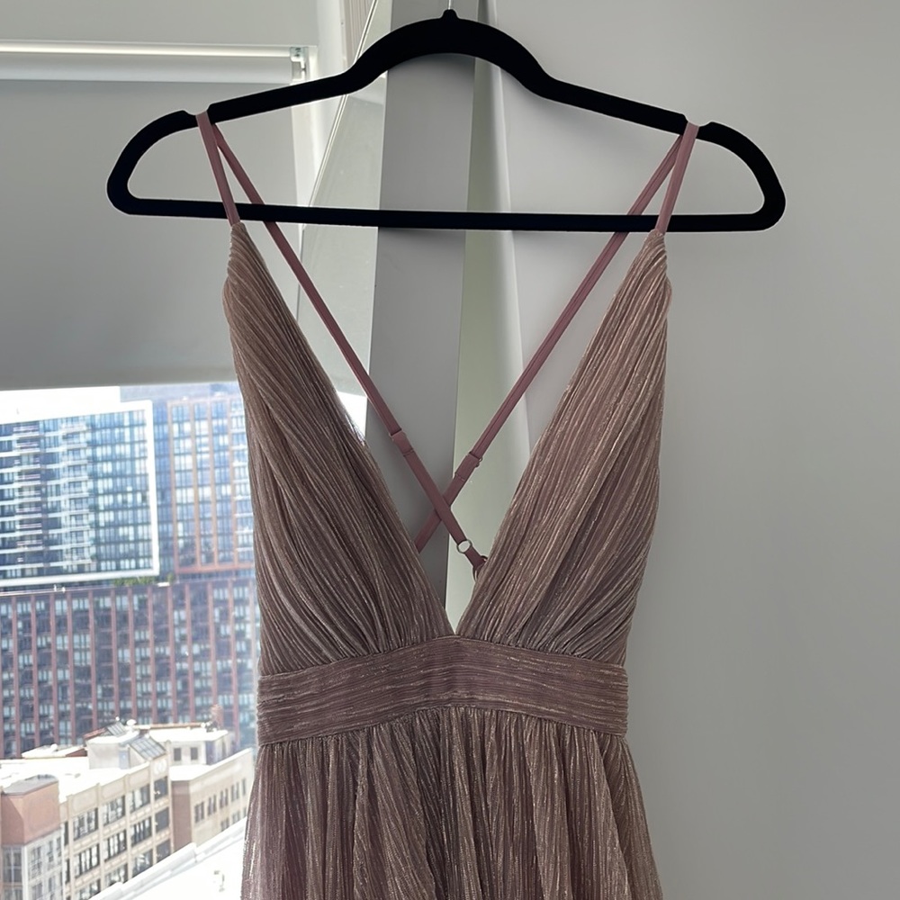 NWOT Lulu’s sparkly maxi dress